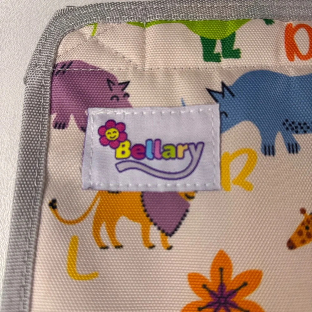 Bellary Safari‎ Animals Travel Changing Pad Station Foldable Mat Wipeable